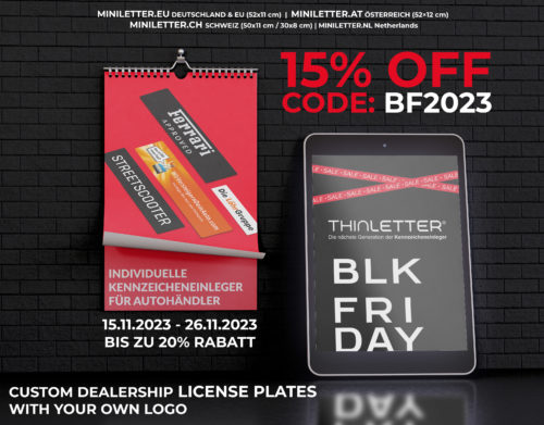 Thinletter Black Friday Autohandel Angebote Österreich 2023